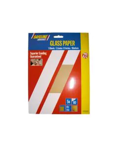 Sand/Glass Paper Sheets Medium Grade (5)