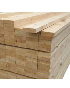 225 x 47mm White Deal Rough Timber (Sawn Softwood)