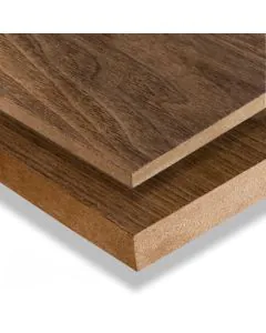 2440 x 1220 x 18mm Walnut A/B MDF