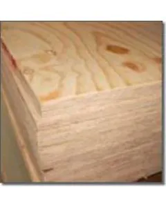 2440 x 1220 x 25mm Pine Faced Poplar Core Plywood BS EN 636-2/314-2