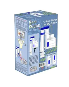 Easi Plumb 3 Part Internal Overflow Siphon for Wc Toilet Cistern