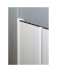Grosfillex End Finishing Profile - White