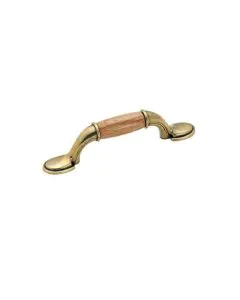 Cabinet Handle with Oak Insert
