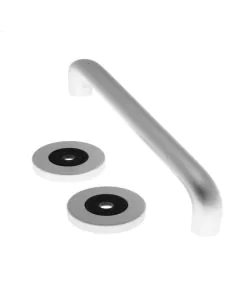 Pull Handle (Concealed Fixing Rose) 305x19mm Satin Aluminium