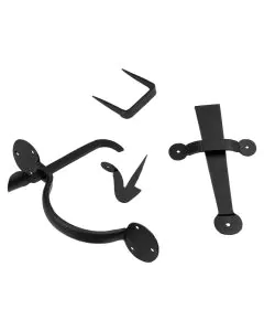 Suffolk Latch Set Black