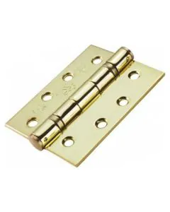Butt Hinge 1 Hour Fire Rated 100x75x3mm Brass (pair)