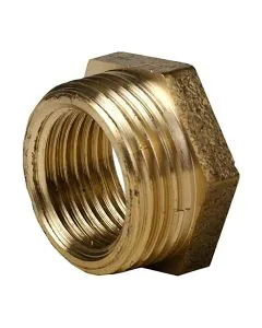 43 1x 3/4 Brass Reducing Bush MI x FI
