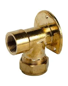 Compression 317W  3/4 Wallplate Elbow F.IxC