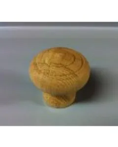 Cabinet Knob Medium Oak with 2 Ring Design Bolted