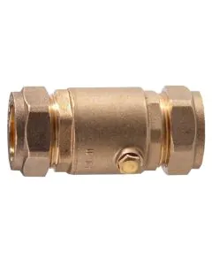 Compression Spring Non Return Valve 3/4inch - Brass