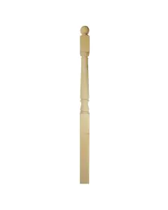 Burbidge Pine Newel Post Complete 90mm x 1531mm