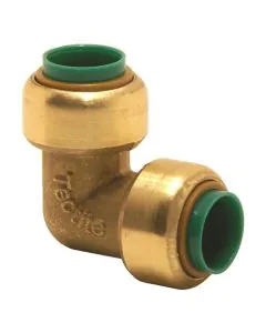 Tectite Push Fit Brass Elbow Coupler - 19.05 mm