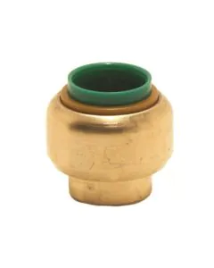 Tectite Push Fit Brass Stop End Coupler - 12.70 mm