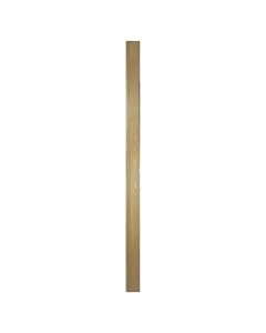 Burbidge White Oak Stop Chamfered Newel Post 90mm x 1500mm