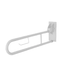 Drop Down Hinged Arm Rail White