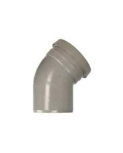 Soil Pipe 45 Degree Single Socket Bend 110mm - Grey