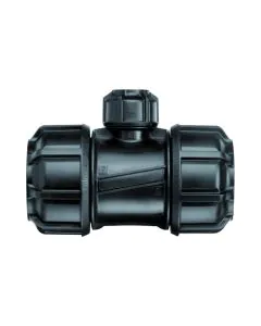Philmac Metric Reducing Tee Pipe Fitting - 25 mm x 25 mm x 20 mm