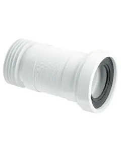 McAlpine Straight flexi WC Connector 