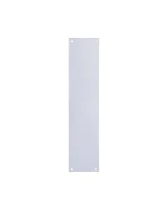 Finger Plate Plain 300x75mm Satin Aluminium