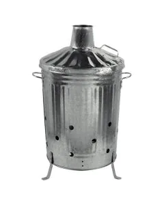 Galvanised Incinerator Complete
