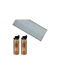 Paslode F16 Galvanised Straight Brad Nails incl. Gas 32mm 2000pcs