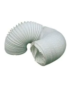PVC Flexi Vent Hose 152mm x 3m - White