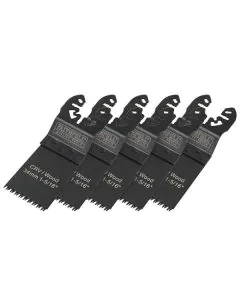 Faithfull Flush Cut CRV/Wood Blade Side Set - 34 mm