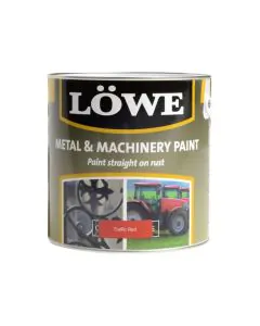 Lowe Metal and Machinery Paint - 1 L / Traffic Red