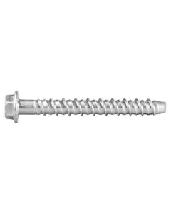 Rawlplug R-LX Hex Concrete Screw Anchor with Flange - 12.40 mm x 75 mm / Zinc Plated