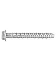 Rawlplug R-LX Hex Concrete Screw Anchor with Flange - 12.40 mm x 100 mm / Zinc Plated
