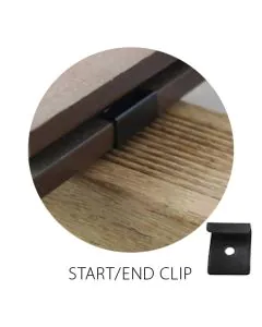 Montana Portland Start/End Clips + Screw Pack 25  (Timber Joist) 