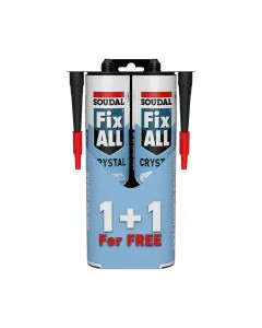 Fix All Crystal Sealant & Adhesive 290ml - Clear Twin Pack