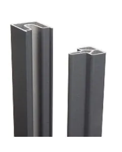 Composite Fence Privacy Fence Trim Aluminium (Pack of 2)   (When Keeping Wood Panel)  