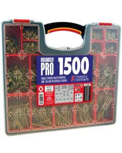 Fixings & Fasteners 1500 Piece Multi-Purpose Screw Organiser