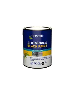Bostik Waterproof Black Paint 5L