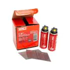 Senco Galvanised Angled Brads 16gauge 50mm - 2000pcs + 2 Fuel Cells