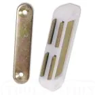 Magnetic Catch Large White (Pair)