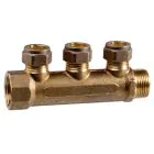 Manifold 3 Port 3/4x 1/2
