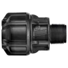 Philmac Tighten 3G Poly Metric Imperial Compression End Connector - 20 mm x 12.70 BSP