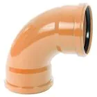 Sewer Bend 90 Degree Double Socket - 110mm