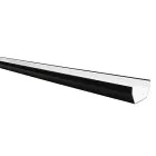 Freeflow Square Gutter 4m - Black