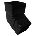 Freeflow Square Downpipe Offset Bend112 Degree -  Black 