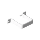 Freeflow Square Downpipe Pipe Clip (Flush) - White
