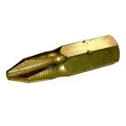 Screwdriver Bit PH2 Tin Coated 25 mm 3 pcs