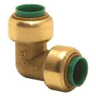 Tectite Push Fit Brass Elbow Coupler - 19.05 mm