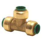 Tectite Push Fit Brass Tee Piece - 19.05 mm