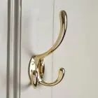 Triple Hat & Coat Hook Brass 