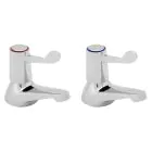 Lever Action Bath Taps - Chrome