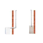 Grant Standard Flue Kit EZ200 36-70kW incl Stainless Steel Terminal Guard