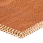 2440 x 1220 x 18mm Malaysian Hardwood T/O Plywood BS EN 636-3 314-2